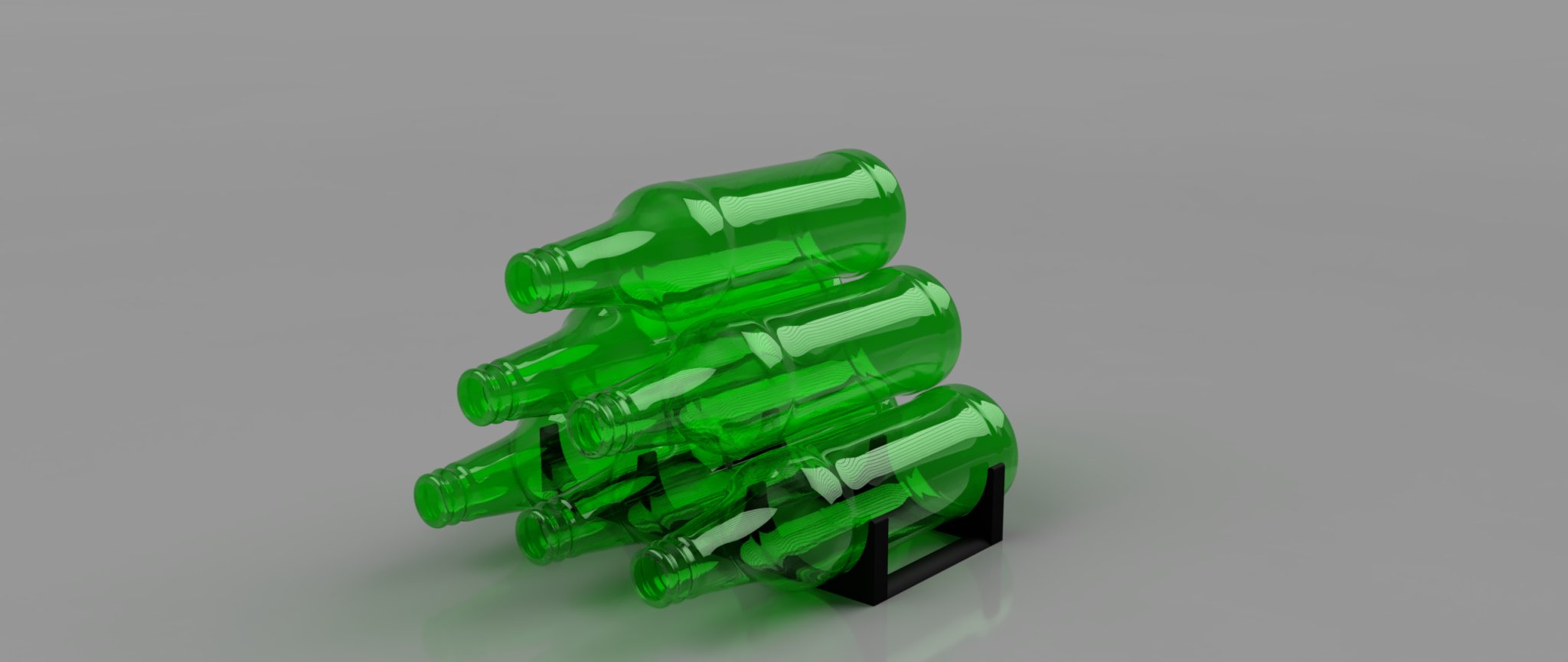 Giá đỡ chai bia cho 6 chai 0,5l