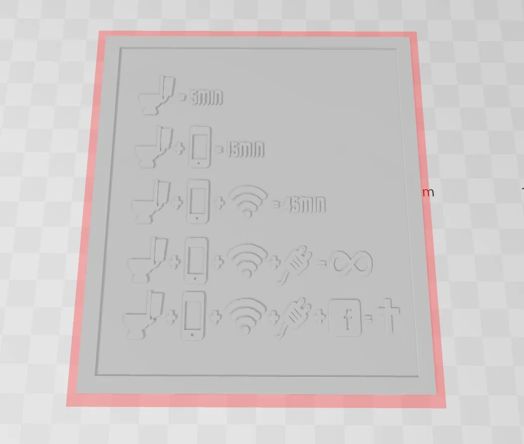 Biểu tượng hài hước cho nhà vệ sinh