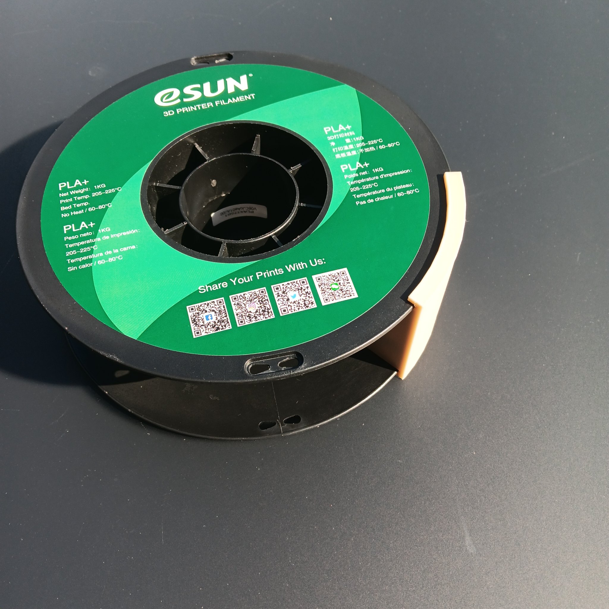 Bình chứa cuộn filament e sun đã sử dụng