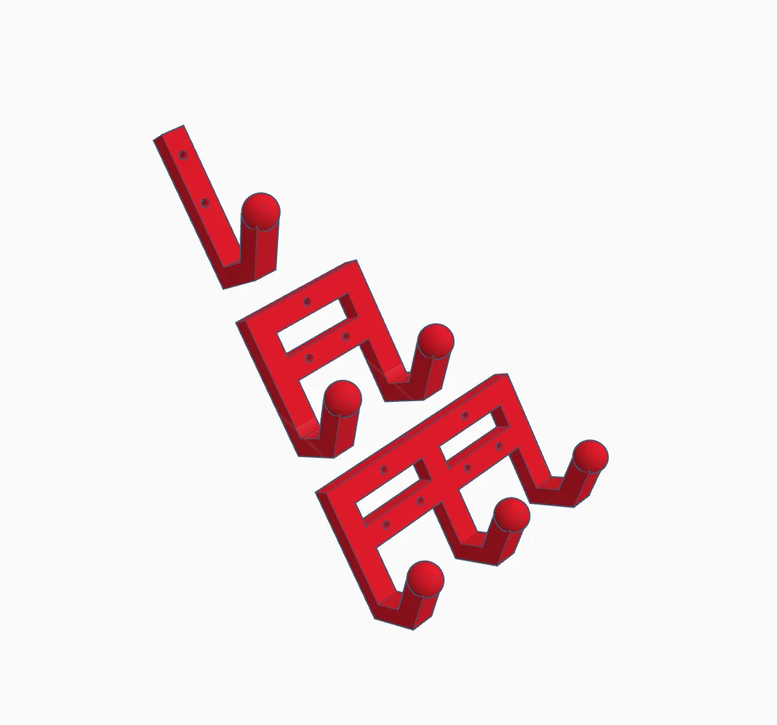 Móc treo đa năng cho gia đình và công cụ