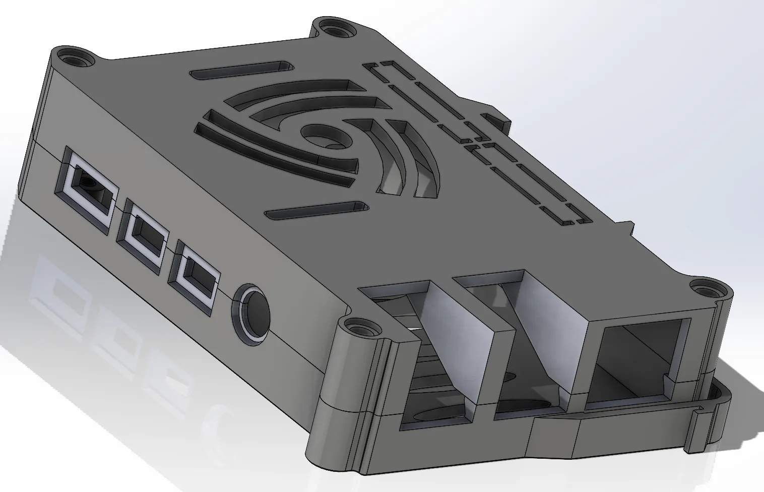 Vỏ DIN cho Raspberry Pi 4