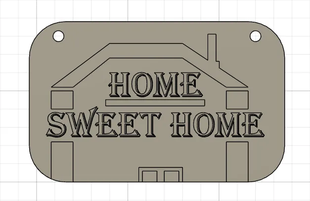 Biểu ngữ "Nhà là nơi trái tim ở" in hai màu