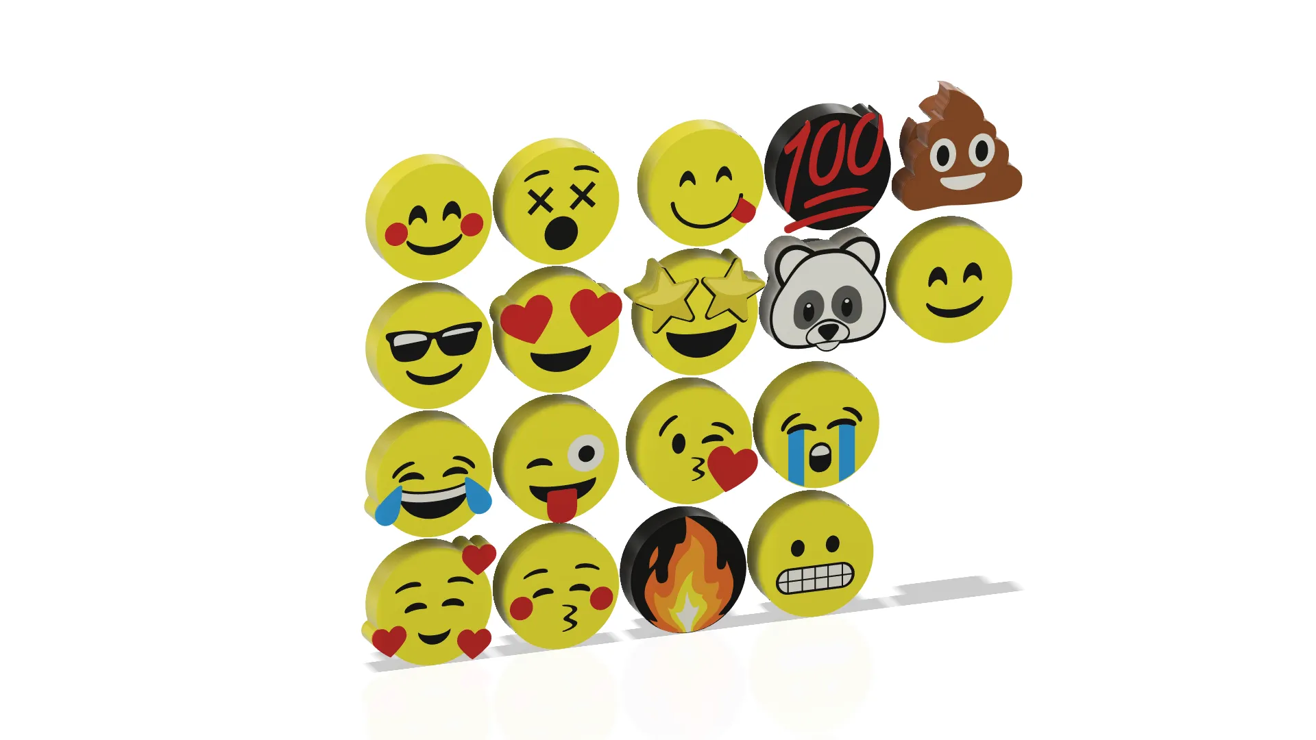 Biểu tượng Emoji tùy chỉnh cho thùng máy Coolermaster QUBE 500