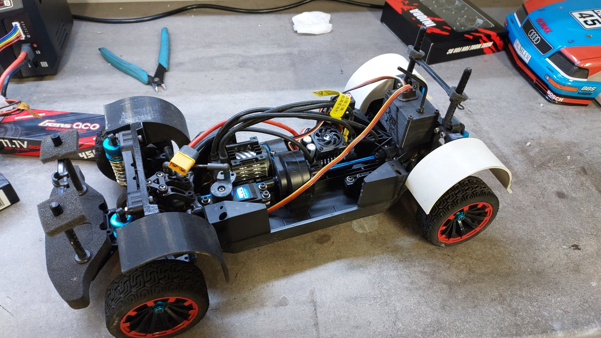 Hộp RX cho khung xe Tamiya VX-02 Pro