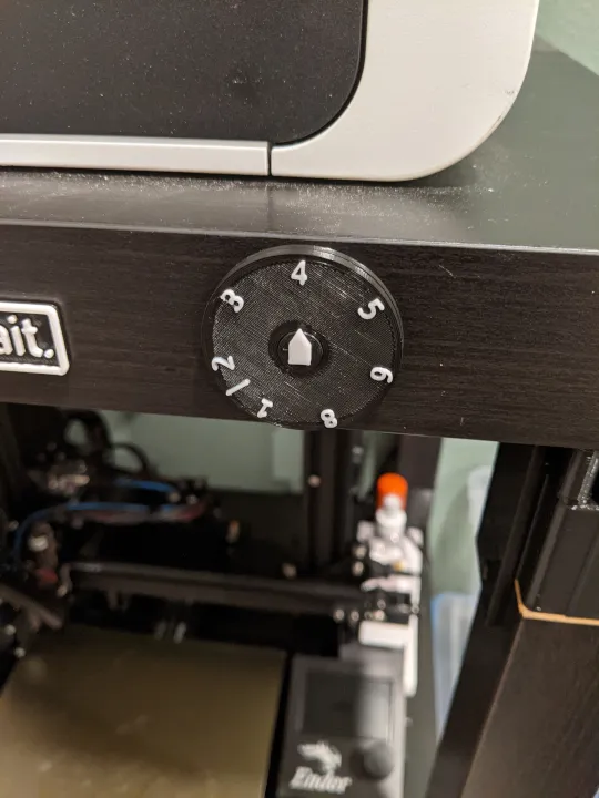 Chỉ báo vòi phun hiện tại cho máy in 3D