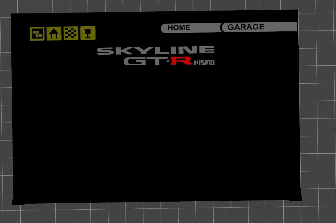 Giá đỡ trưng bày NISSAN SKYLINE R32 NISMO đa màu sắc