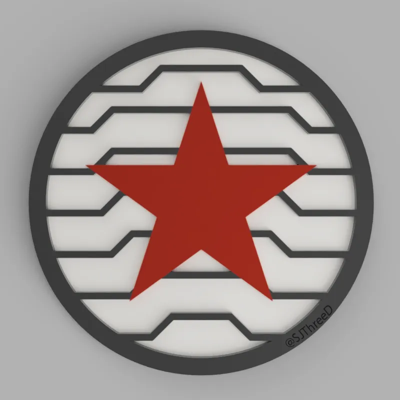 Mô hình đế lót ly Winter Soldier - Marvel