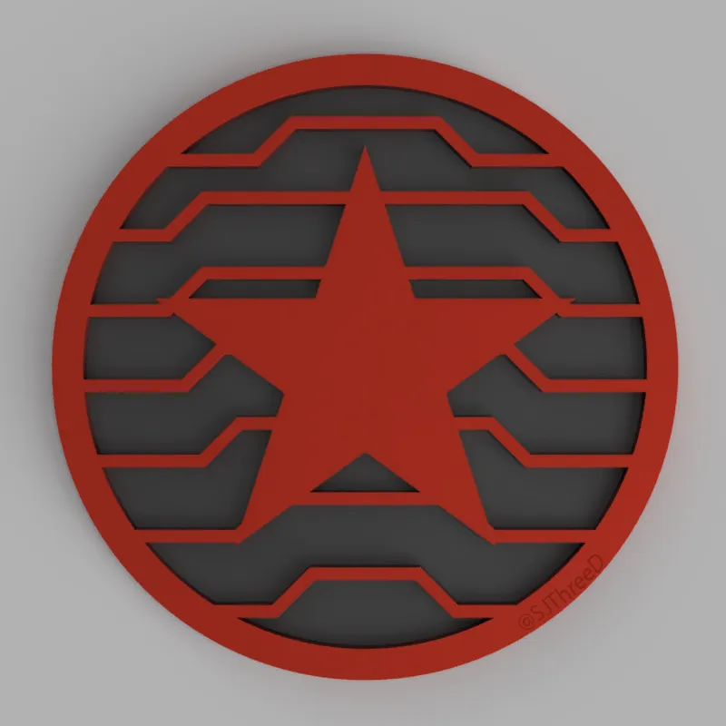 Mô hình đế lót ly Winter Soldier - Marvel