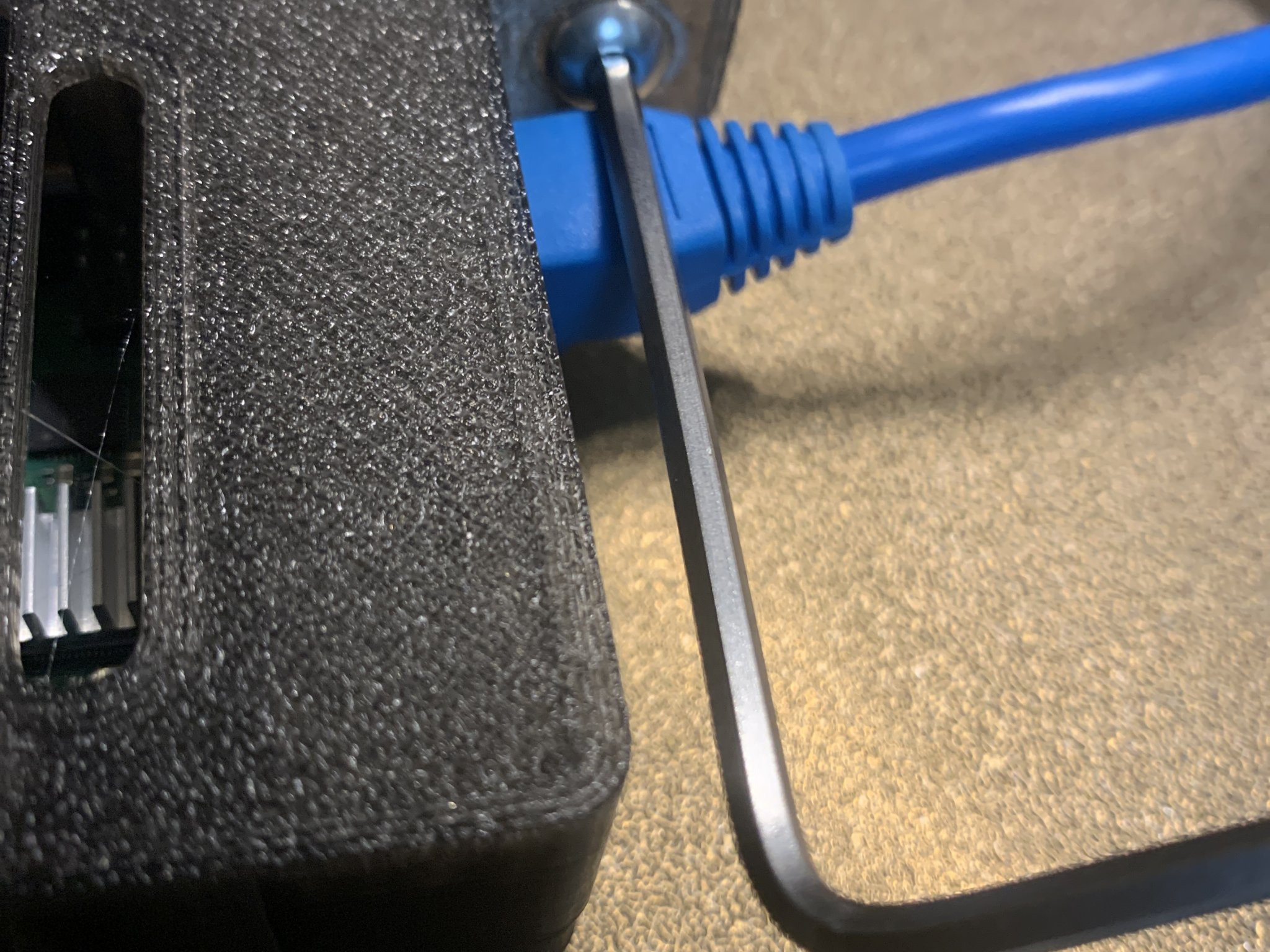 Vỏ Pi4B gắn ray cho máy in 3D Ender 3