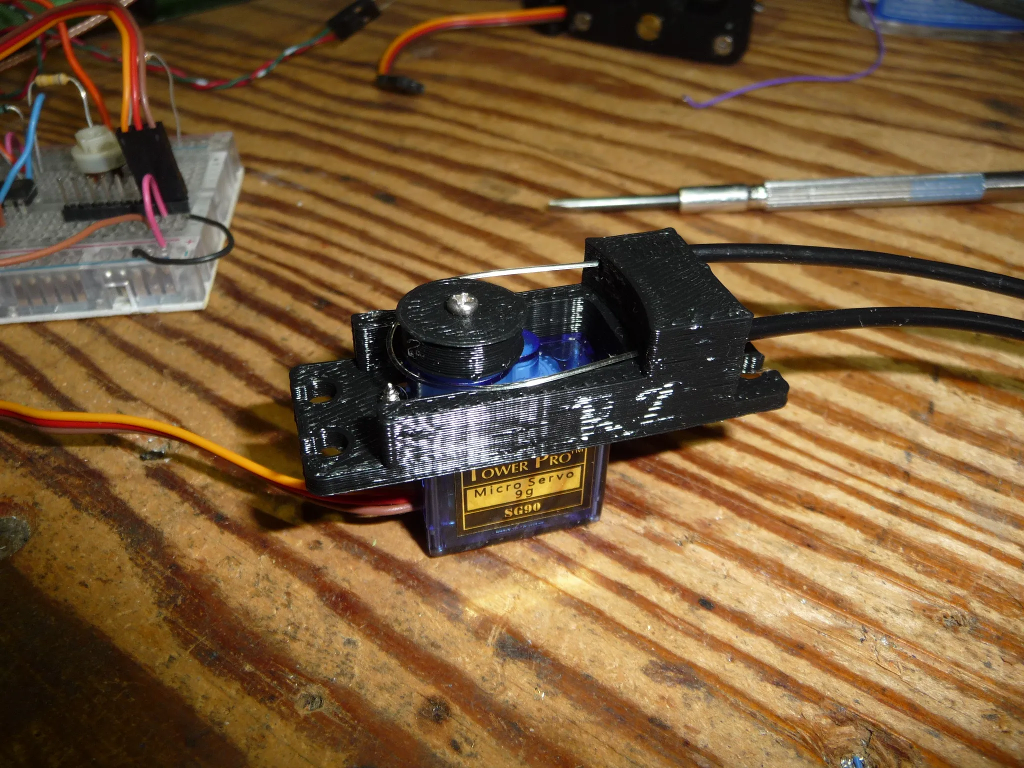 Bộ điều khiển cáp Bowden 1cm cho servo SG90