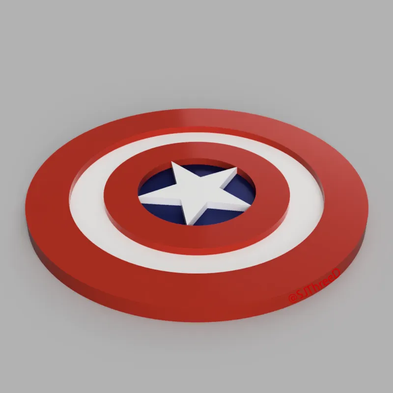 Giá đỡ lót ly Captain America - Marvel Coasters