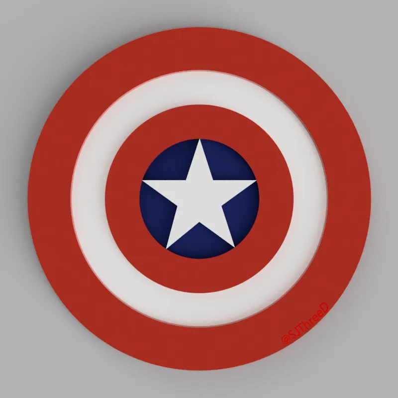 Giá đỡ lót ly Captain America - Marvel Coasters