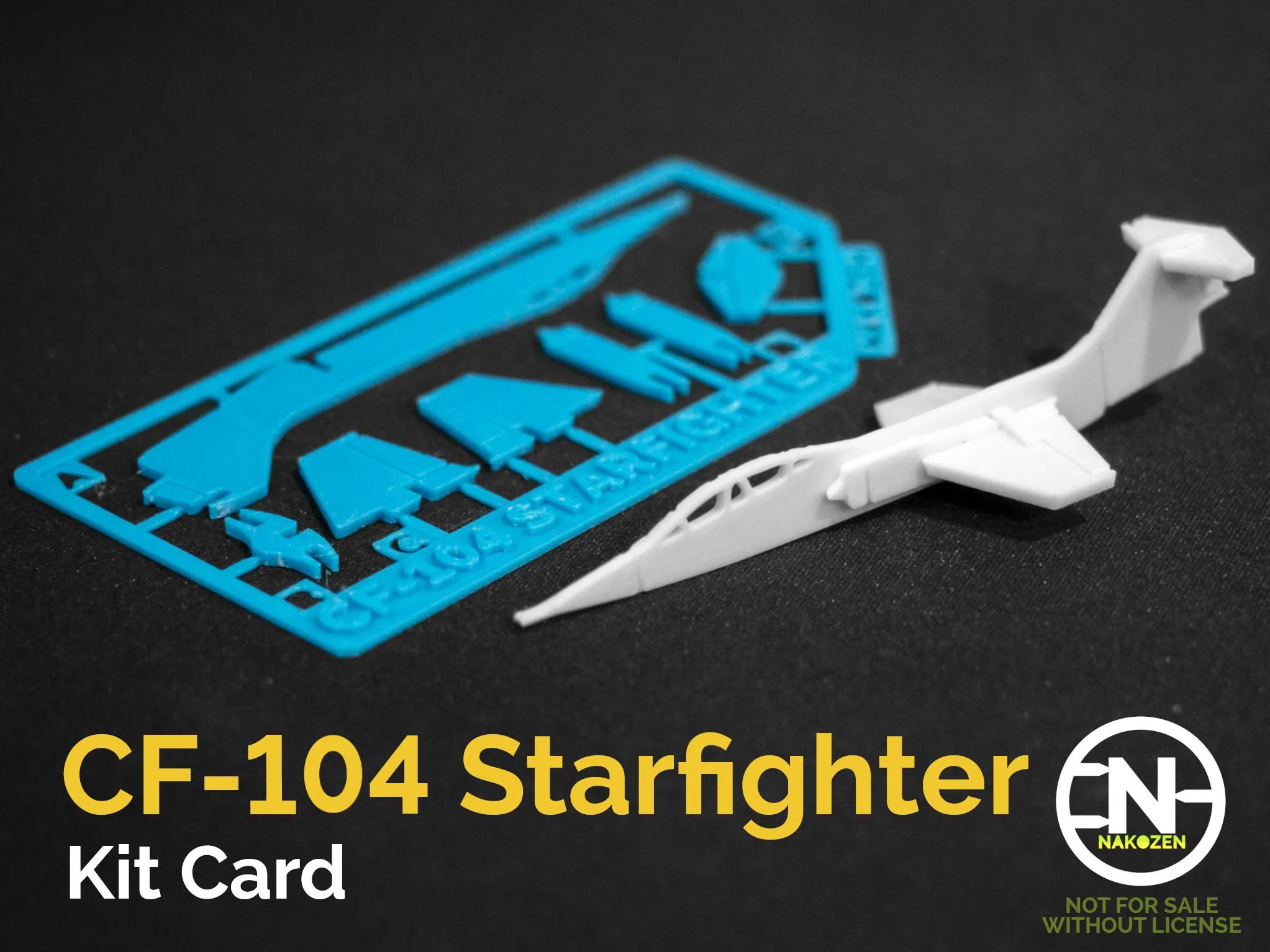 Mô hình lắp ráp CF-104 Starfighter của Canada