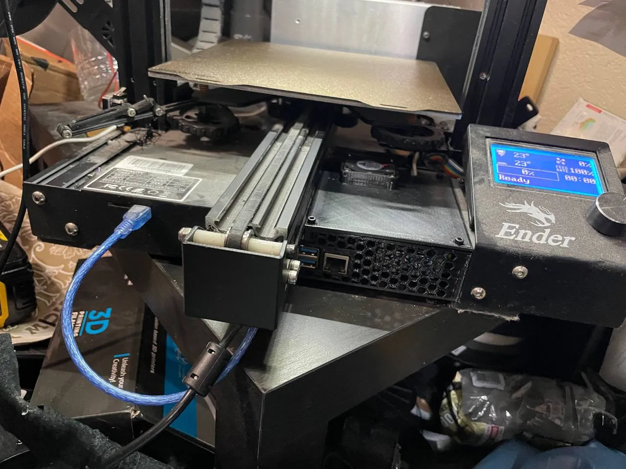 Hộp điện tử phụ kiện cho Raspberry Pi 4 và Meanwell RS-25-5