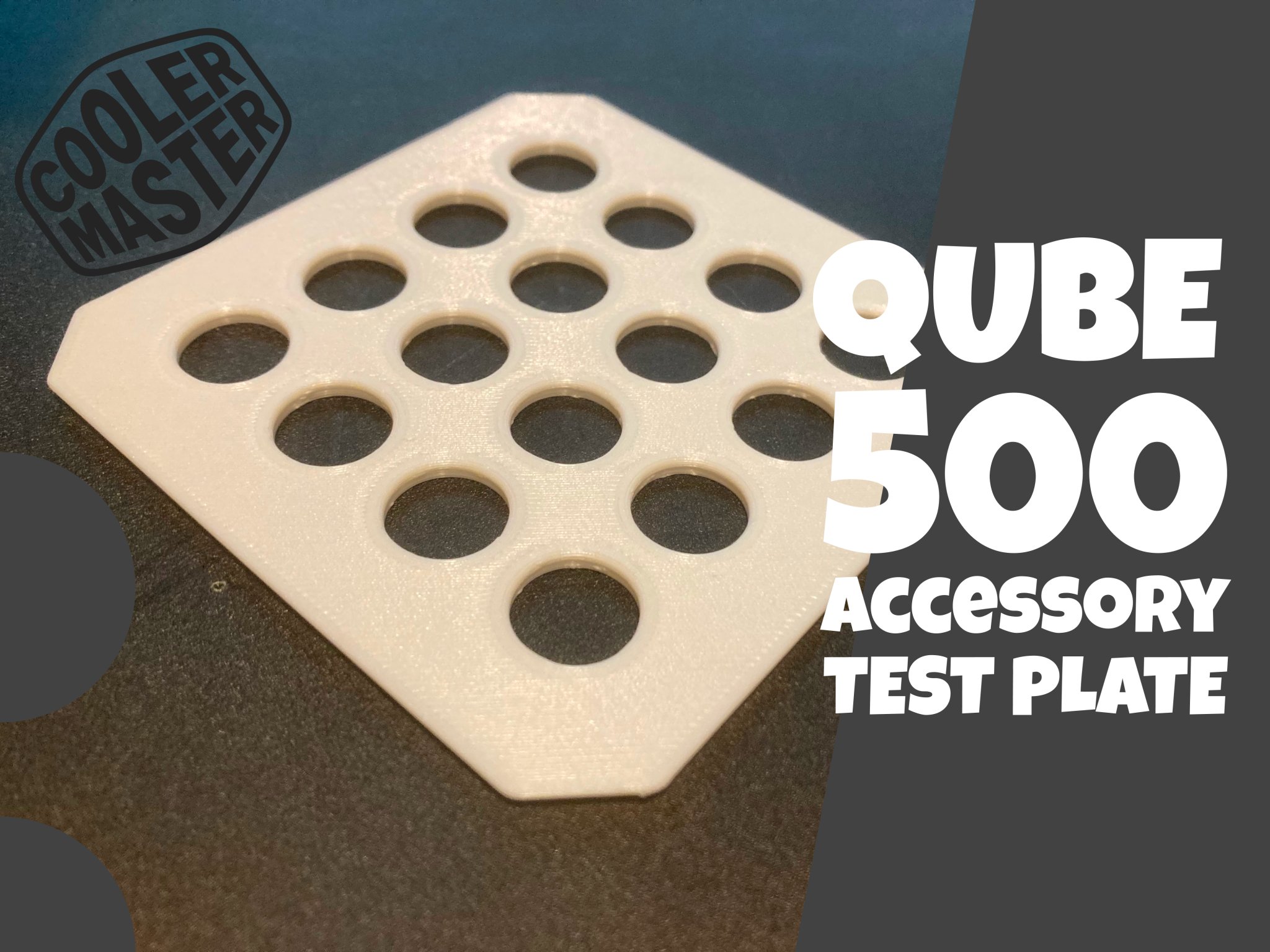 Bảng thử nghiệm phụ kiện QUBE 500 cho máy in 3D