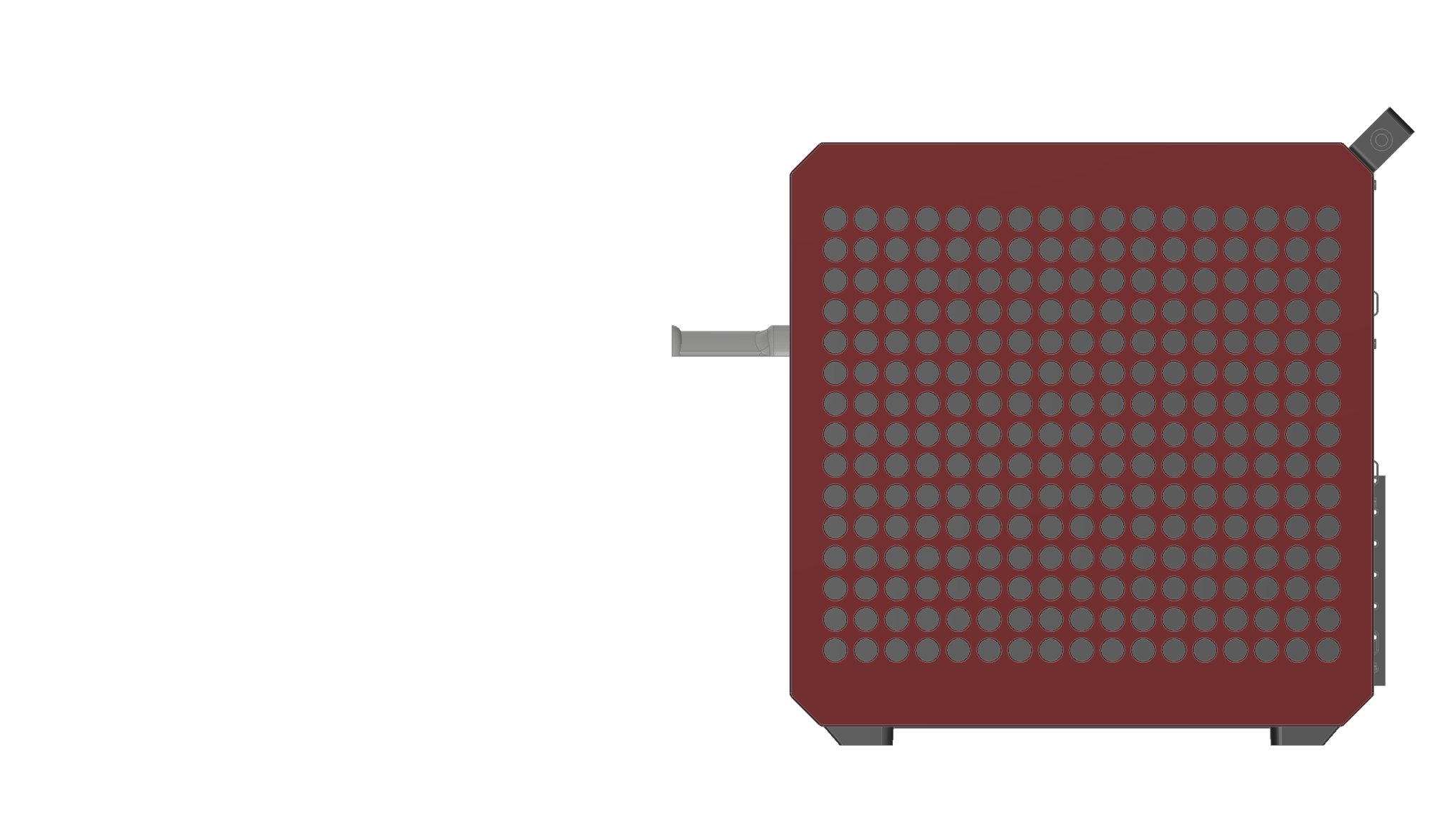 Giá đỡ tai nghe Cooler Master Qube 500 với logo