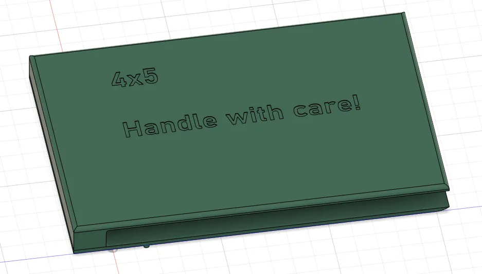 Nắp che kính mặt đất cho máy ảnh 4x5