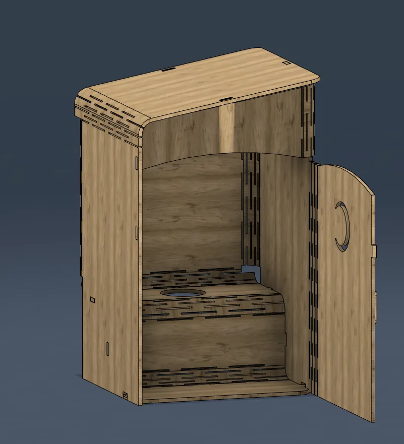 Nhà vệ sinh gập Shrek cho mô hình đồ chơi