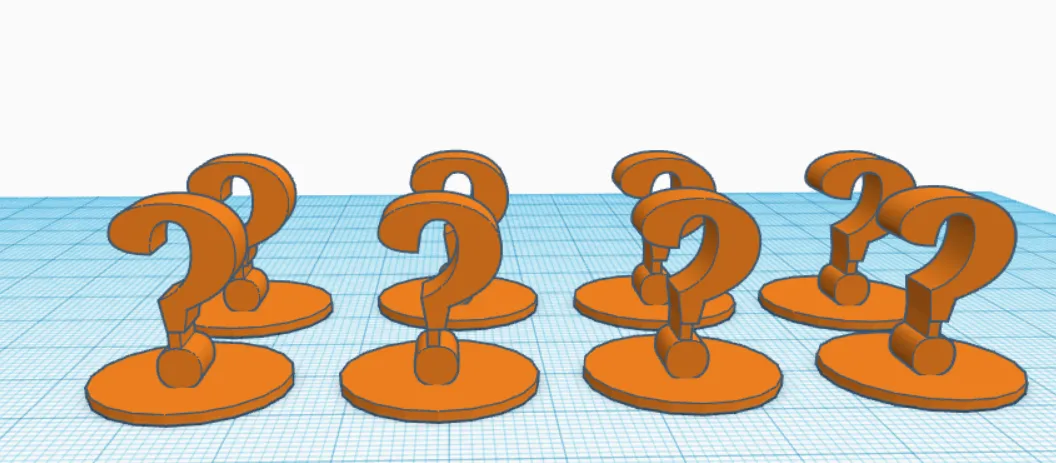 Mô hình mini quái vật ẩn cho trò chơi dnd