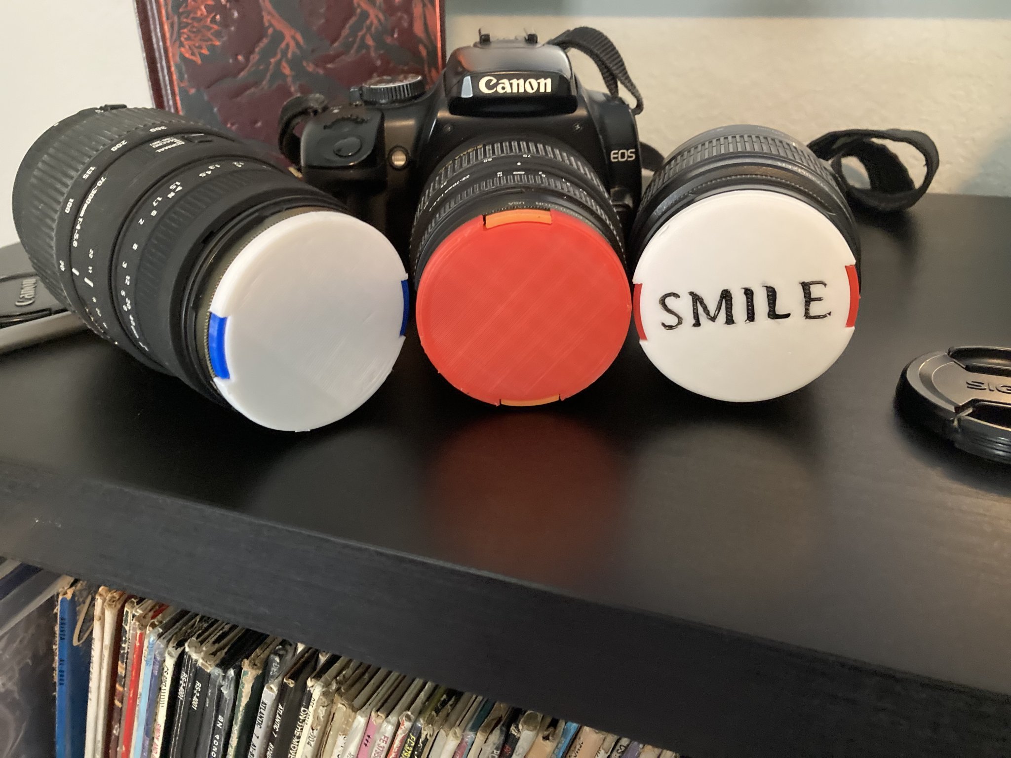 Nắp ống kính máy ảnh 58mm có thể in 3D