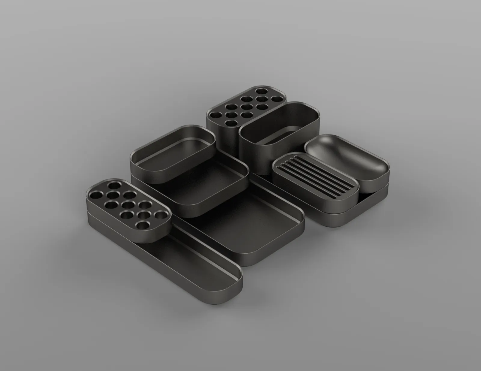 Bộ tổ chức bàn làm việc đa năng và phong cách