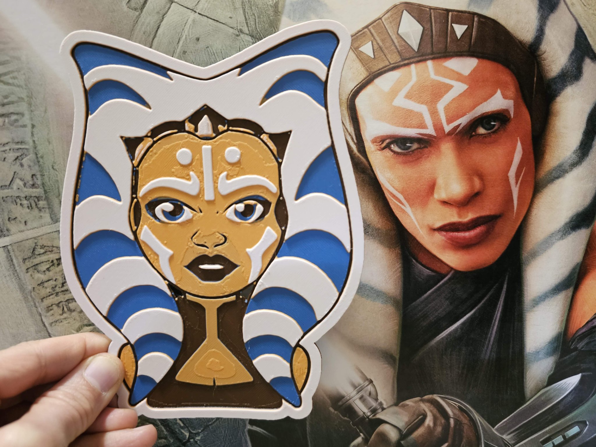 Nhân vật Jedi Togruta Ahsoka Tano phong cách Star Wars