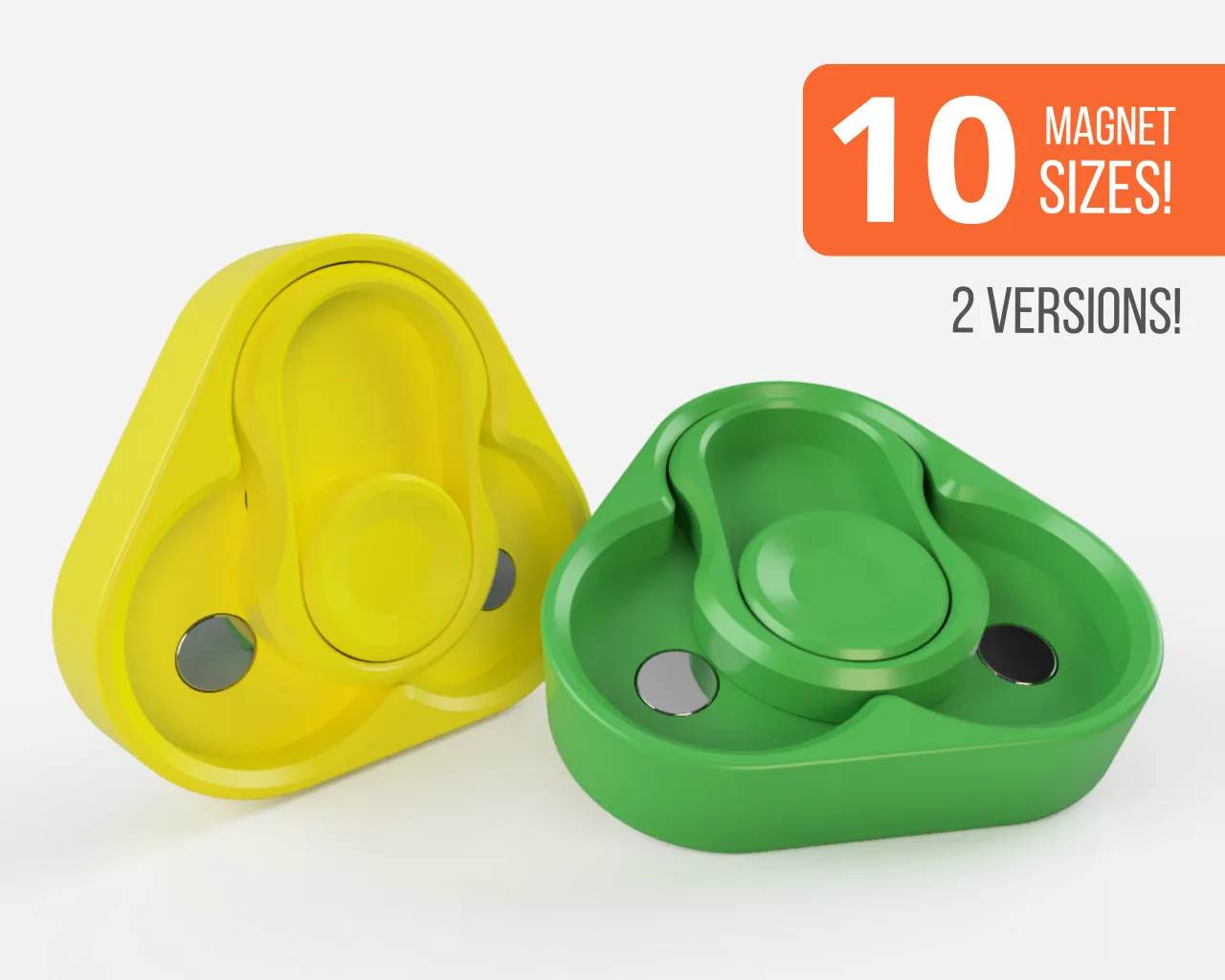 Fidget trượt từ ba phần với nam châm