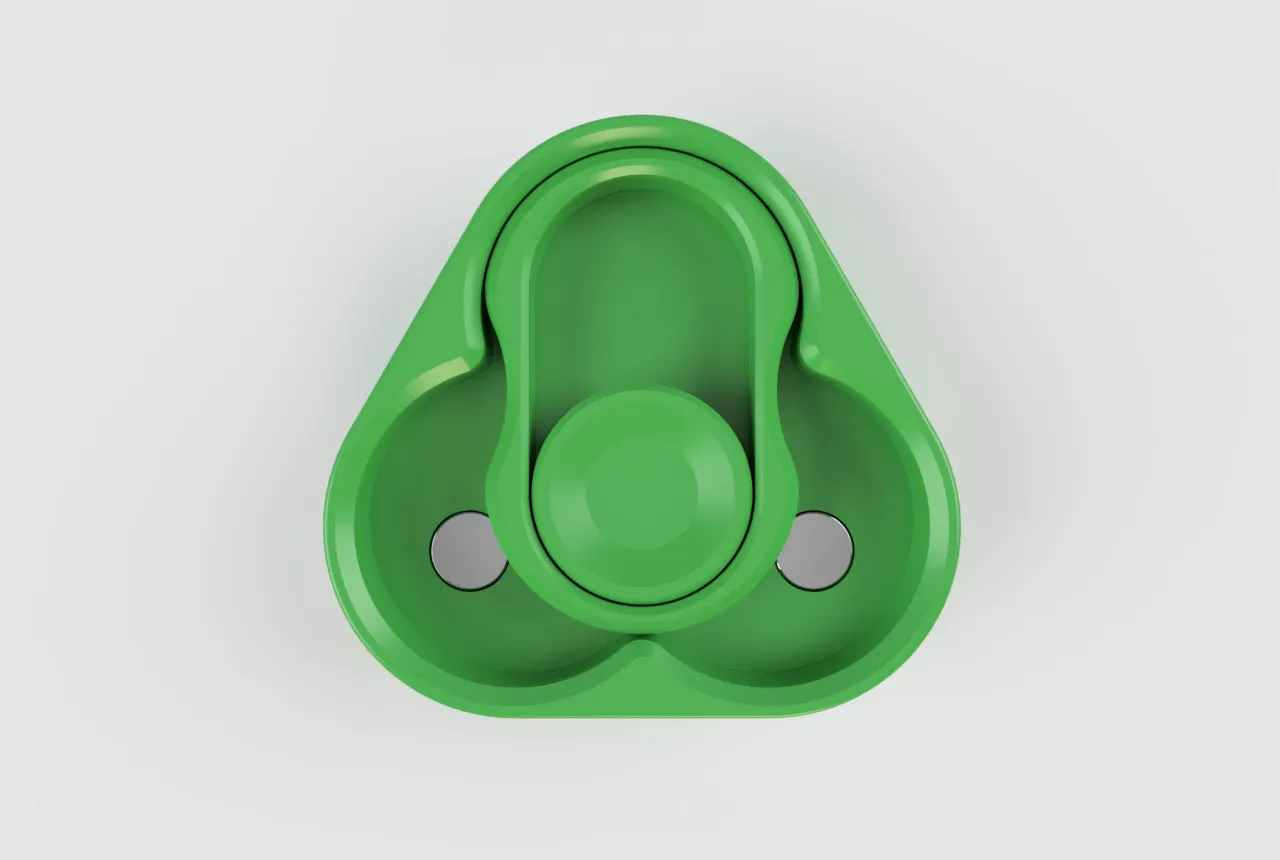 Fidget trượt từ ba phần với nam châm