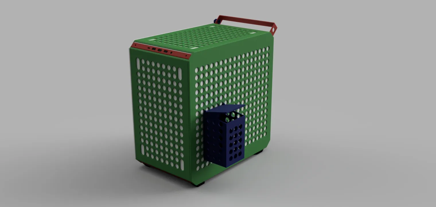 Thùng chứa Qube 500 cho lưu trữ hoặc rác với điểm gắn