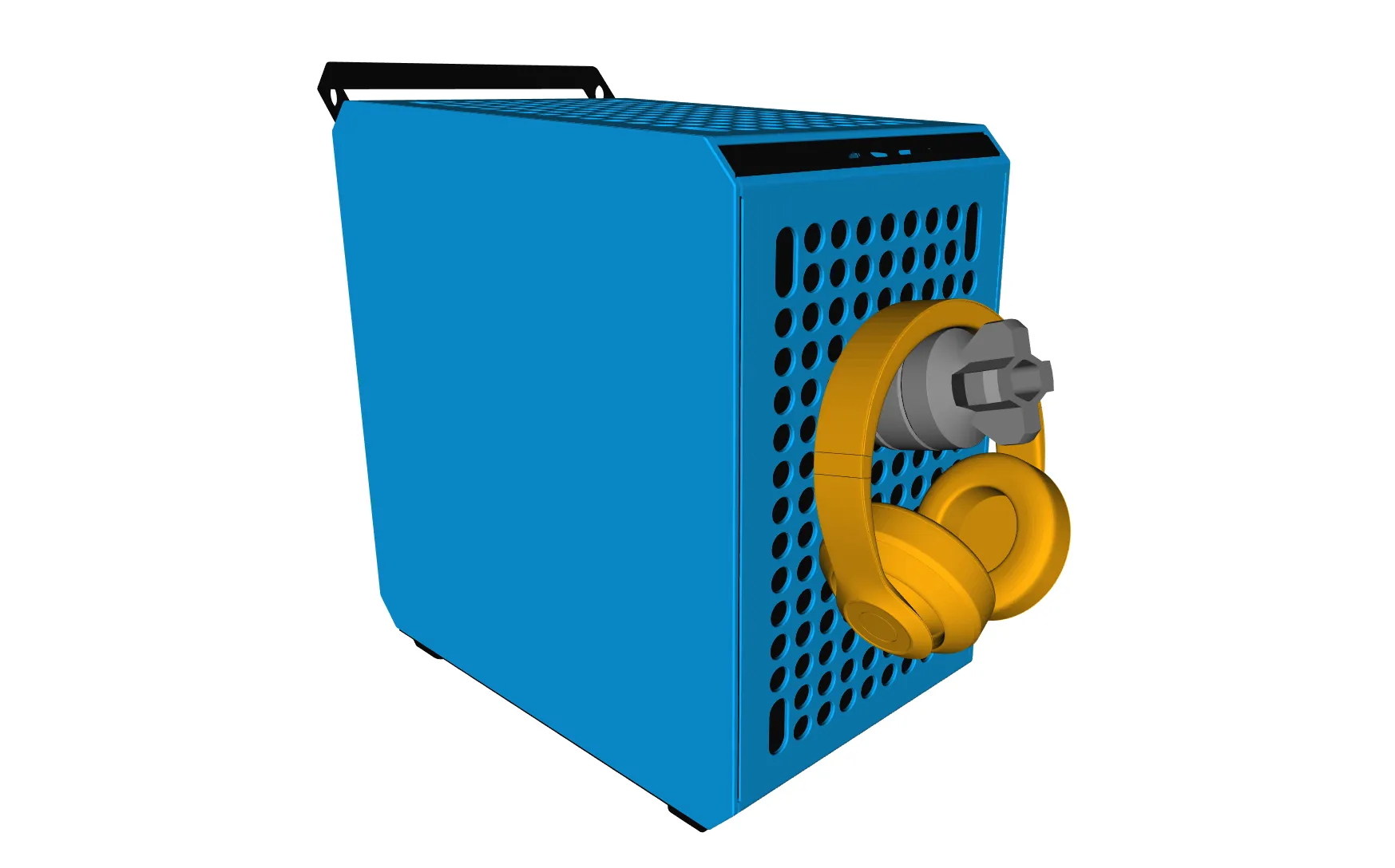 Giá đỡ tai nghe hình tên lửa cho vỏ Cooler Master QUBE 500