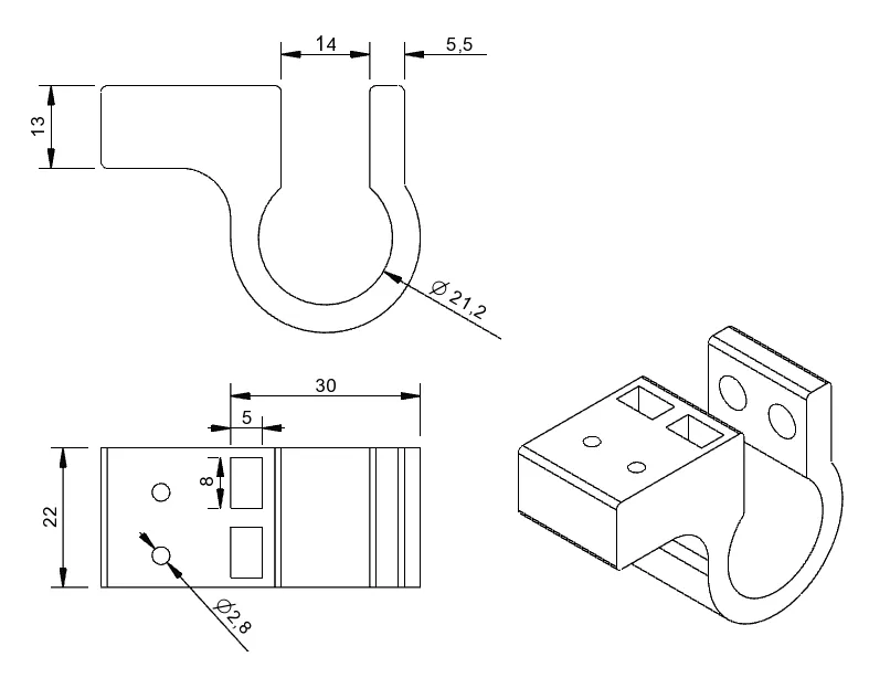 Giá đỡ dây kéo cho bàn máy in Sapphire Pro (SP3)