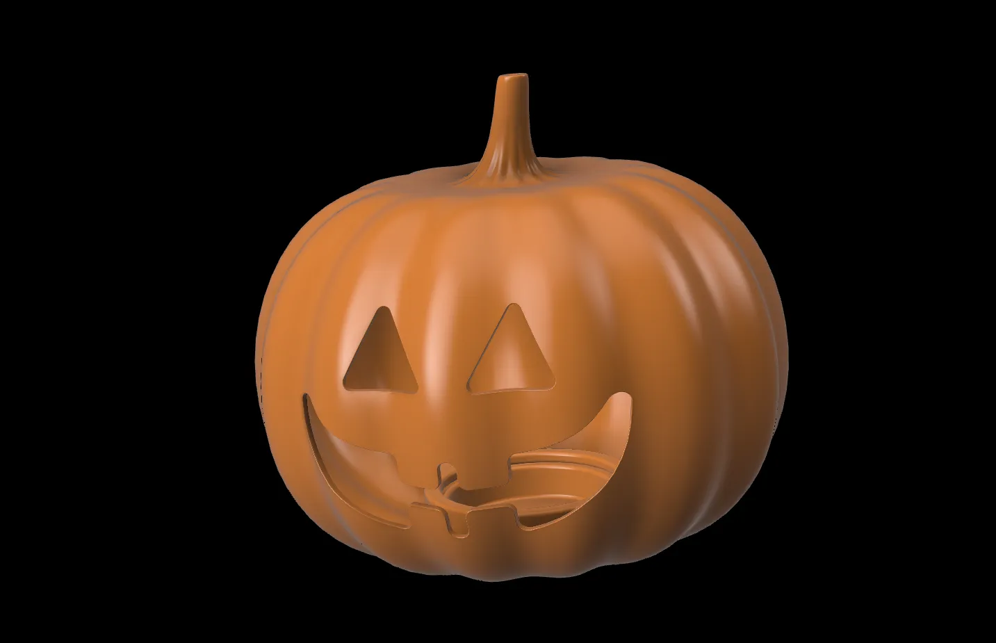 Giá đỡ nến hình bí ngô cho mùa Halloween