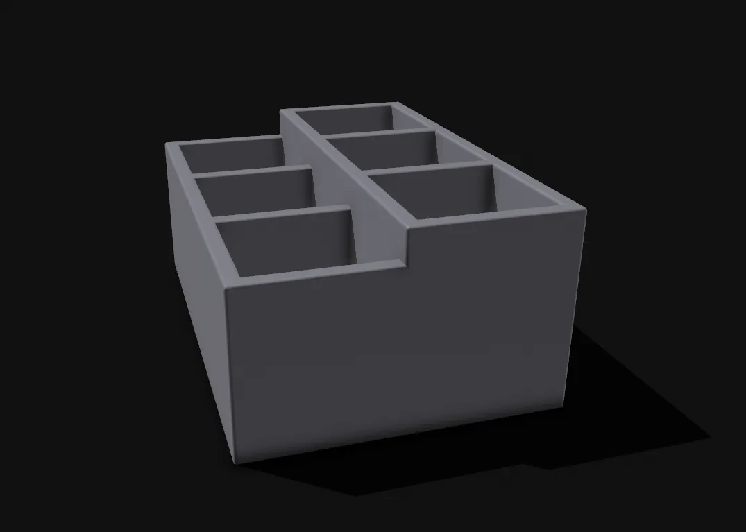 Tổ chức nhỏ đa năng với sáu ngăn kéo