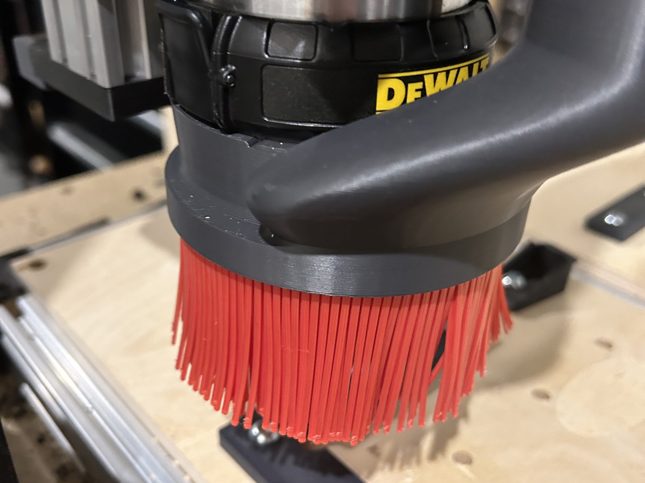 Bàn chải TPU thay thế cho giày hút bụi CNC