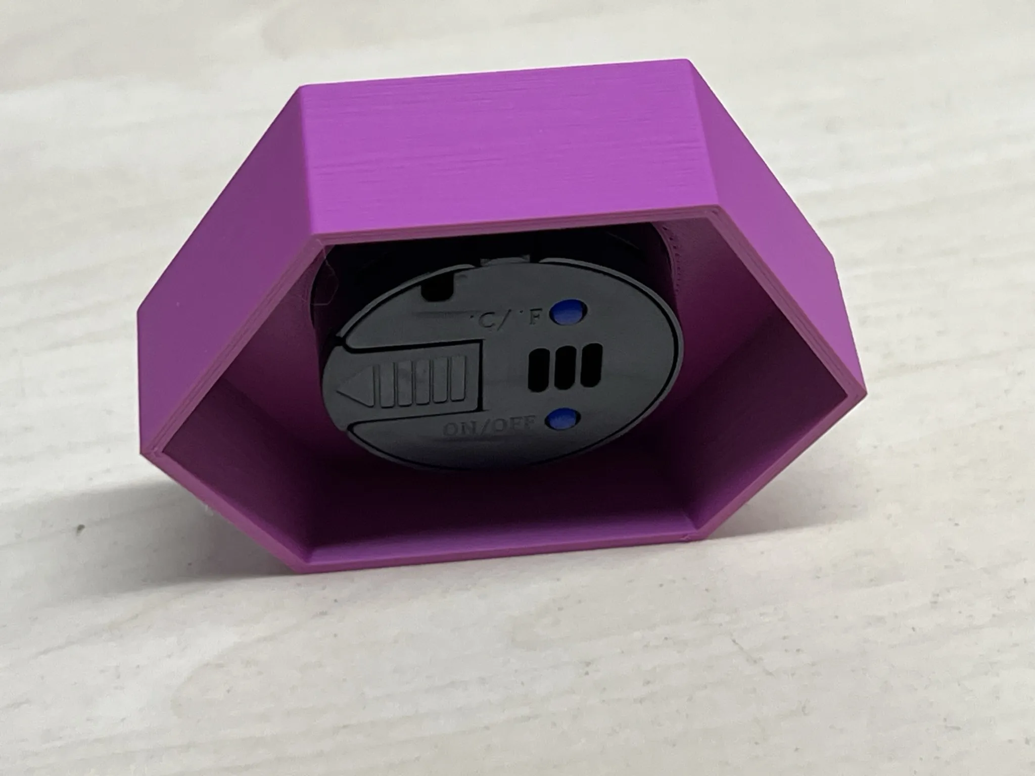 Vỏ hình lục giác cho đồng hồ đo độ ẩm và nhiệt độ mini