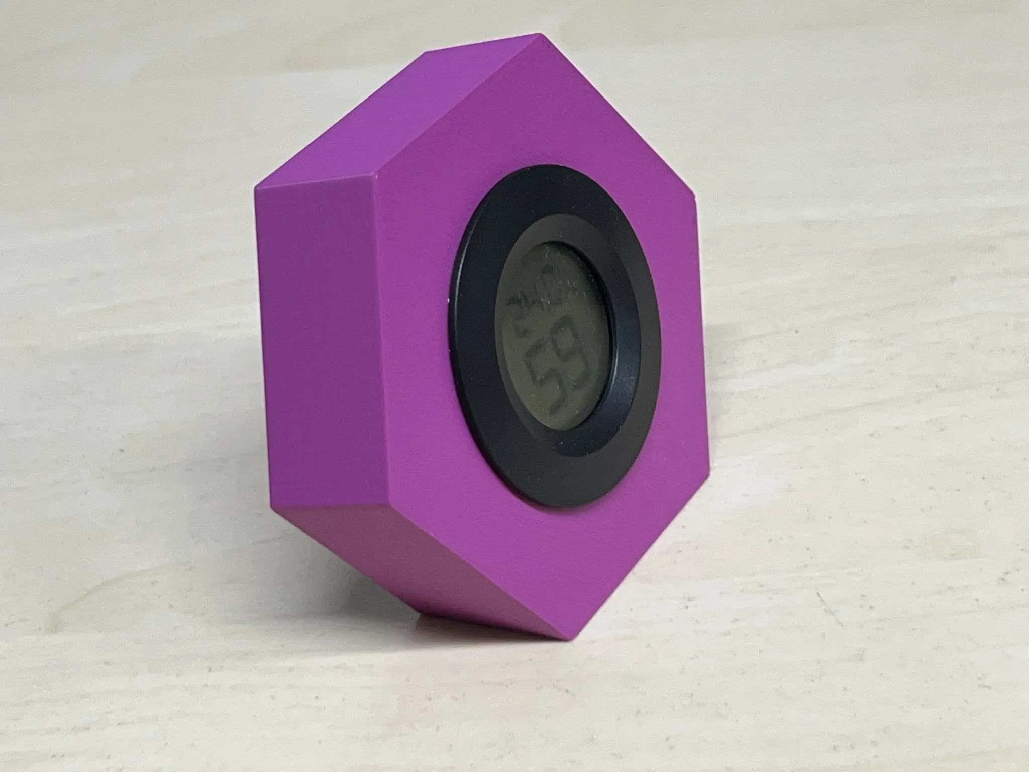 Vỏ hình lục giác cho đồng hồ đo độ ẩm và nhiệt độ mini