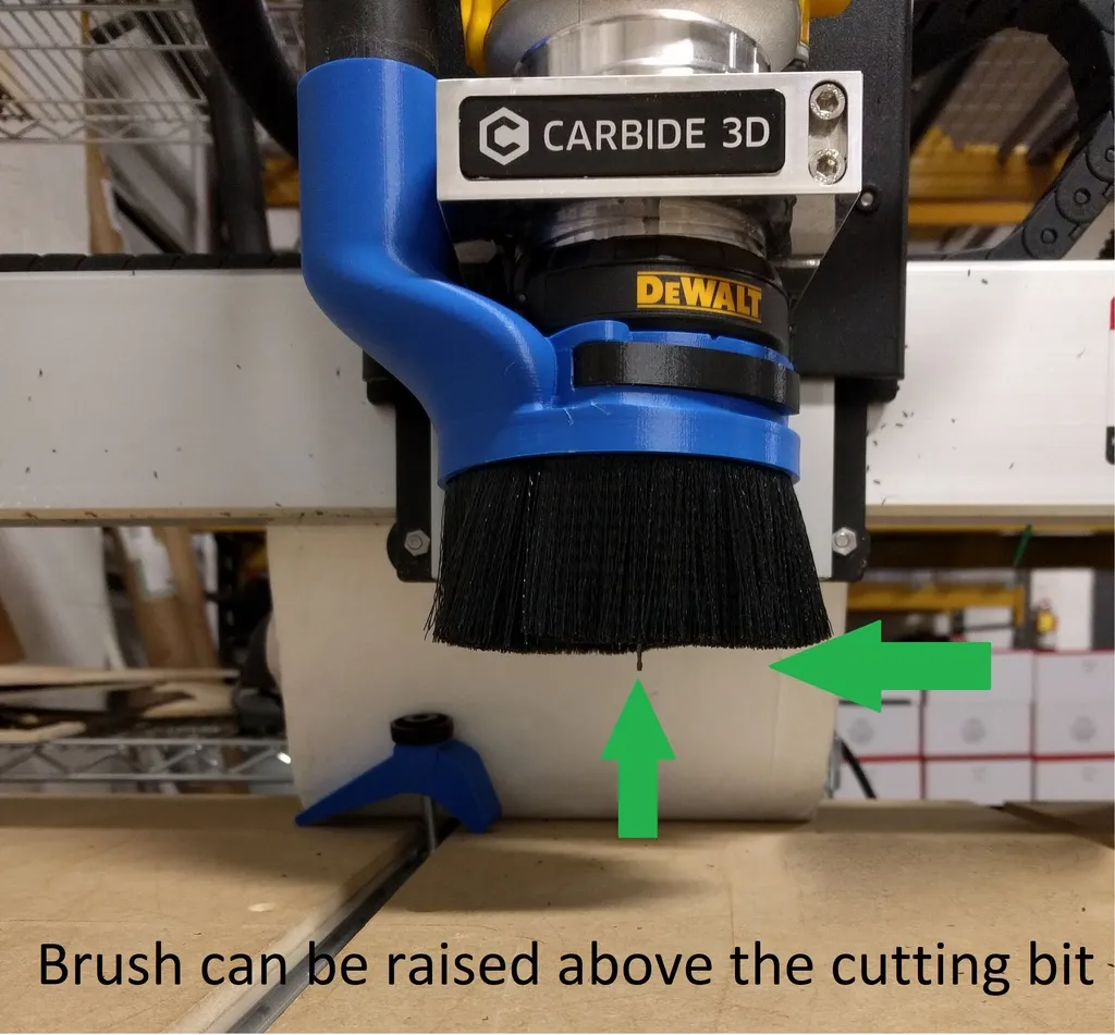 Giày hút bụi CNC điều chỉnh độ cao cho DeWalt 611