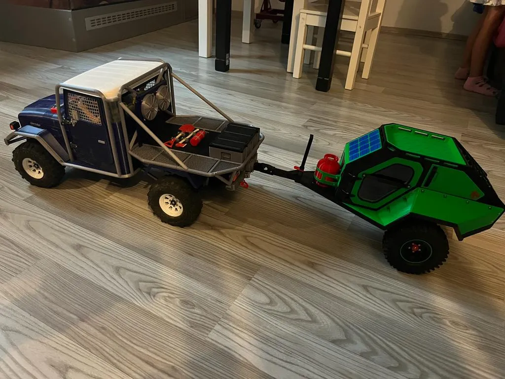 Bumper sau cho xe tải kéo tời bằng tre