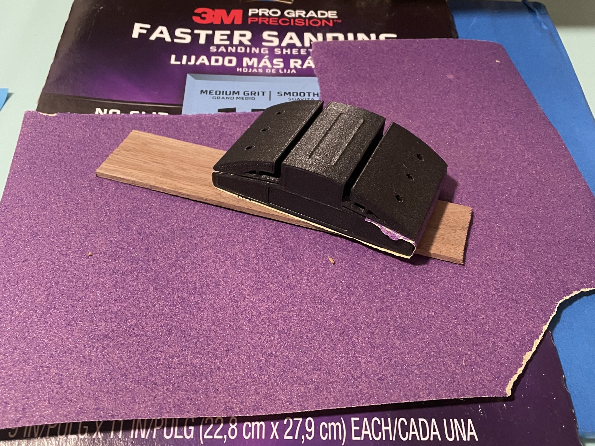 Khối chà nhám cầm tay in 3D bằng PLA hoặc TPU