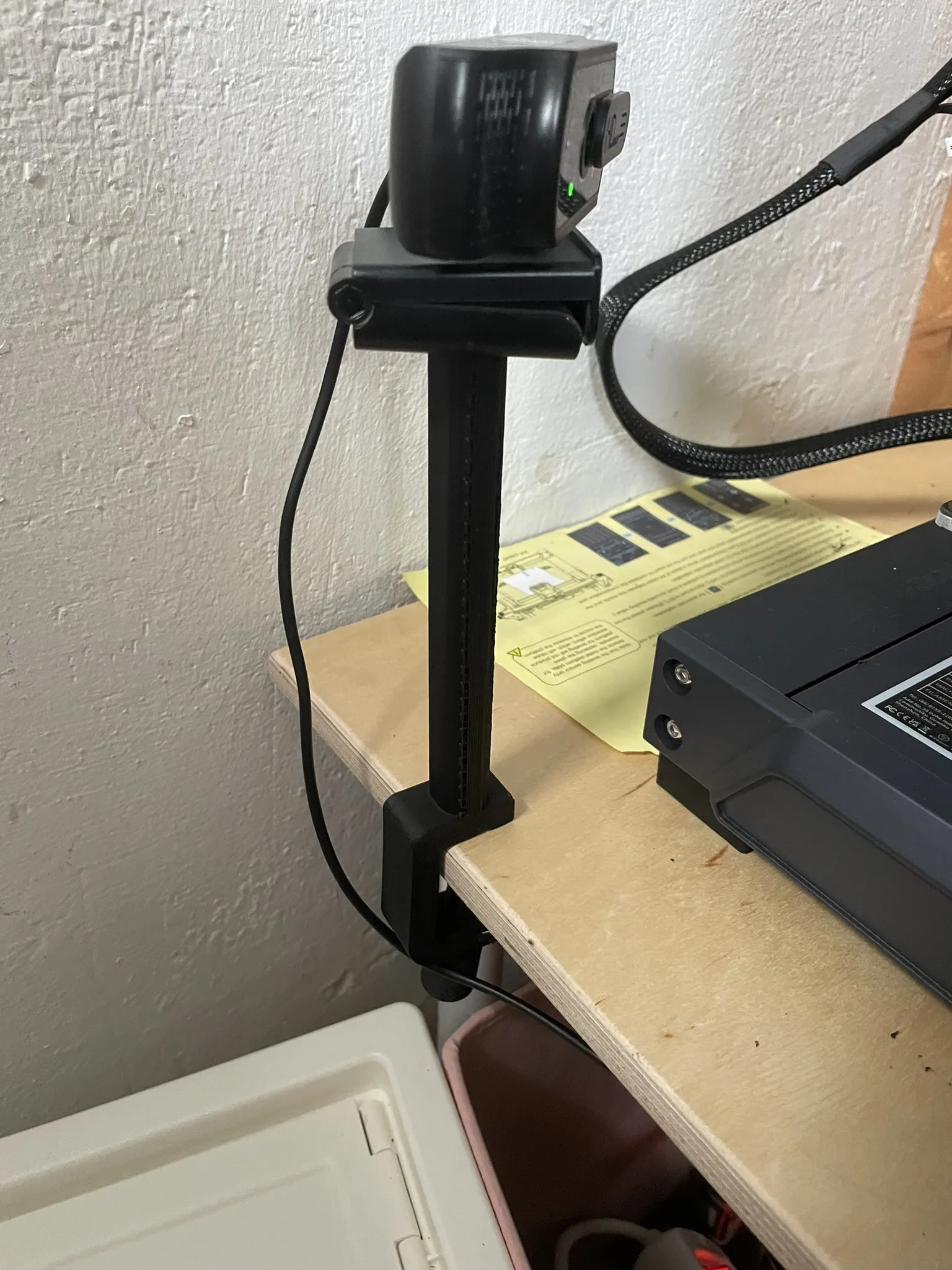 Giá đỡ webcam với kẹp cho máy in 3D