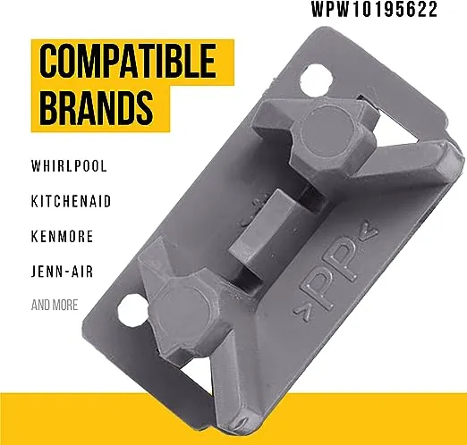 Cái kẹp dừng cho giá đỡ trên của máy rửa chén