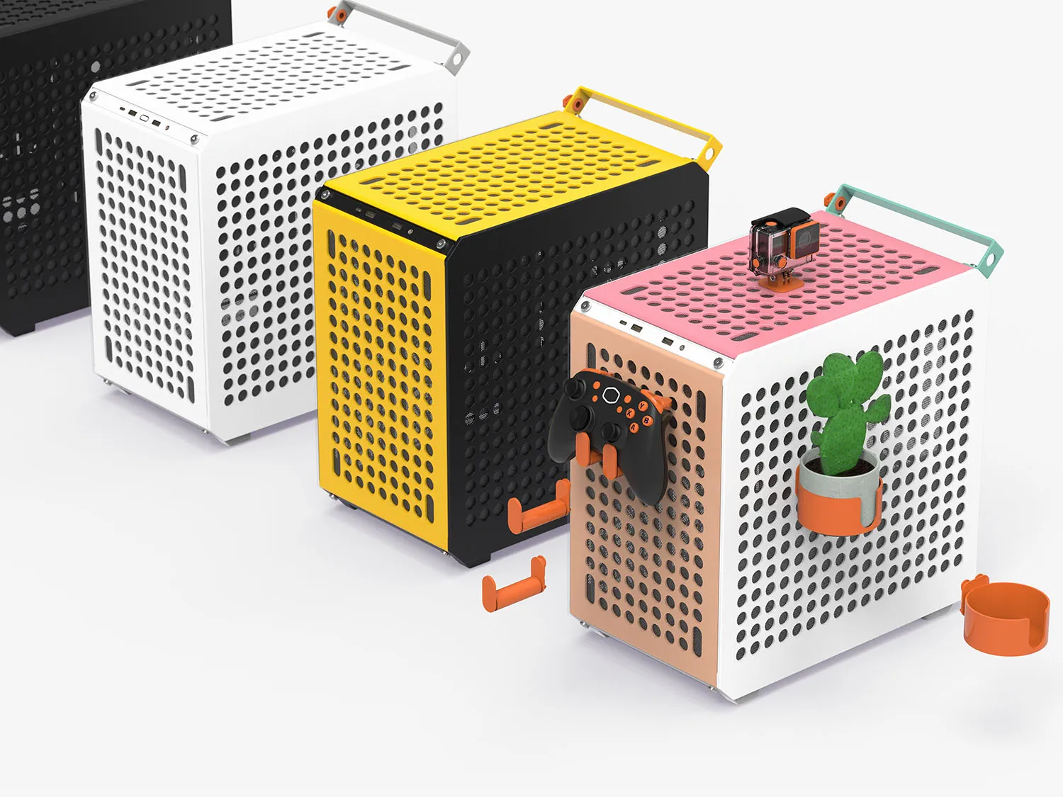 Hướng dẫn thiết kế và mô hình STEP thùng máy Qube 500