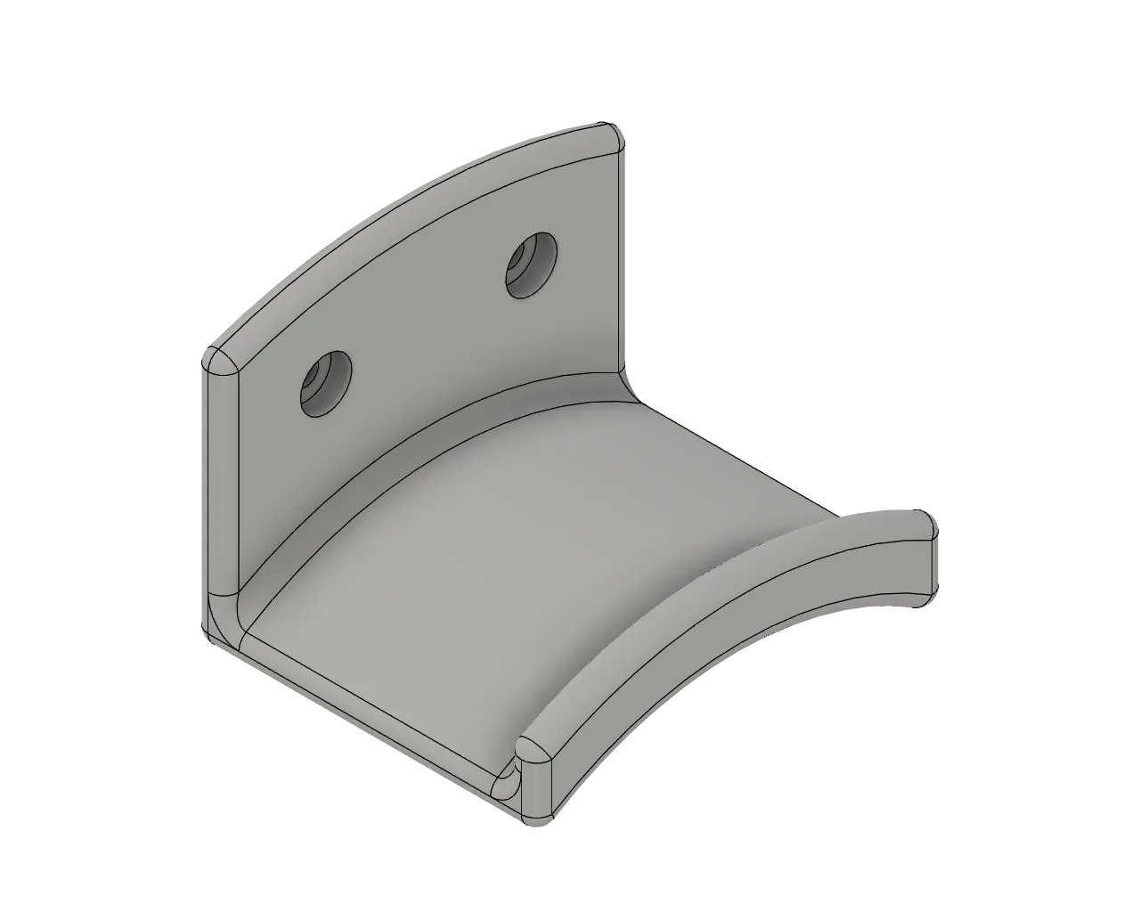 Giá treo tai nghe gắn tường với quản lý cáp