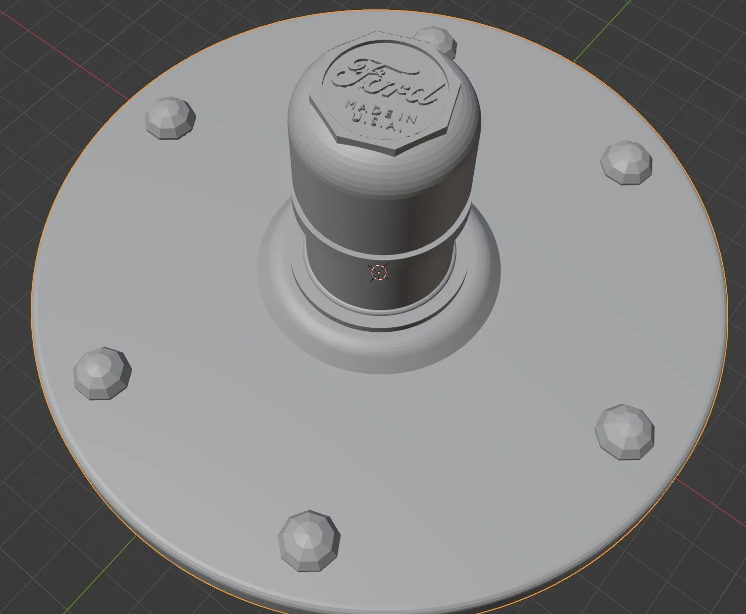 Trục bánh xe mô phỏng Ford Model T