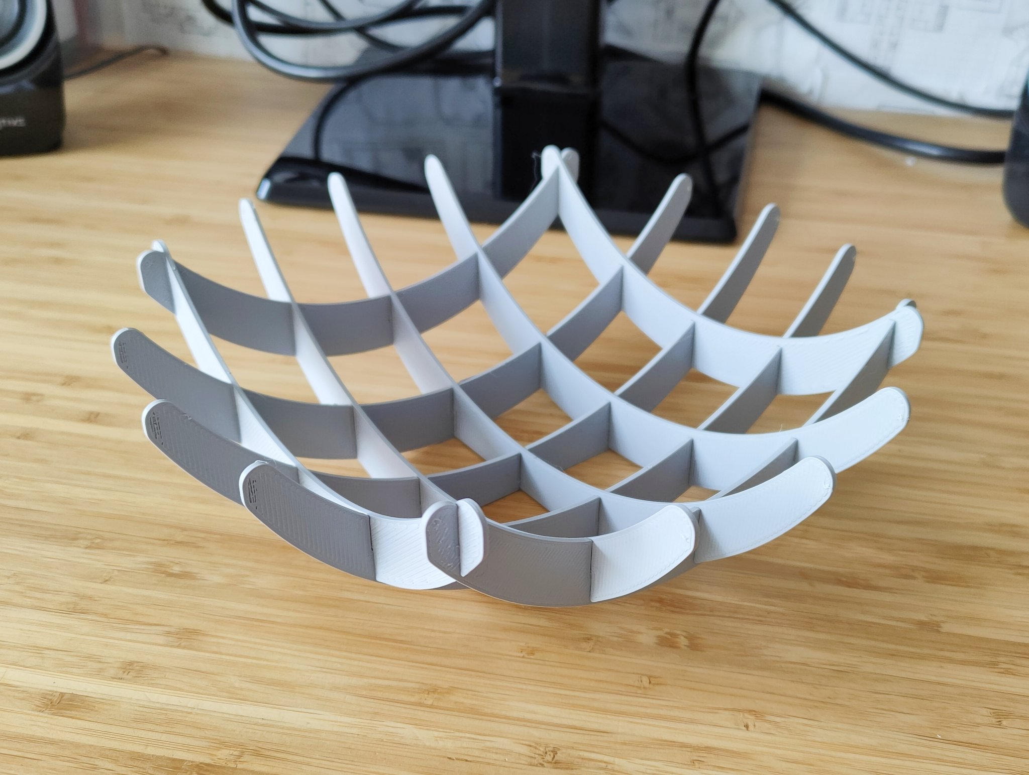 Bát Waffle trang trí kiểu parametric cho nhà cửa