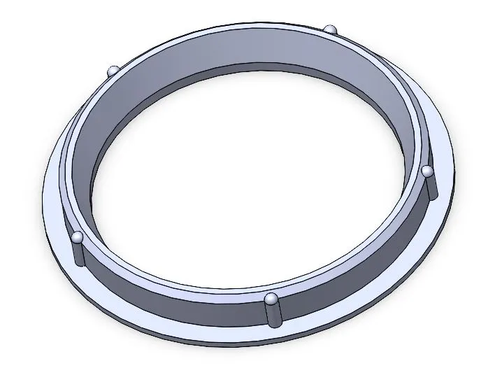 Vành trung tâm cho cuộn bìa JAYO đường kính 54mm