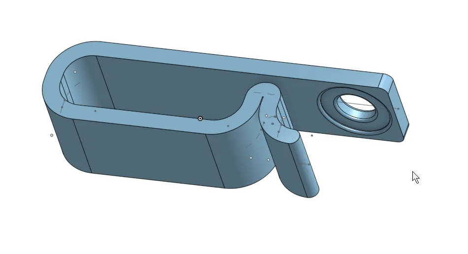 Kẹp cáp remix với lỗ vít lớn hơn