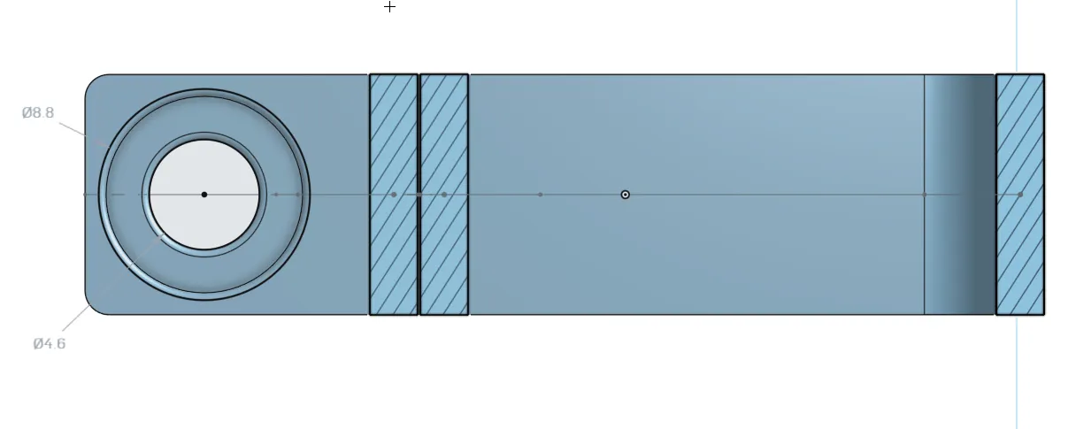 Kẹp cáp remix với lỗ vít lớn hơn