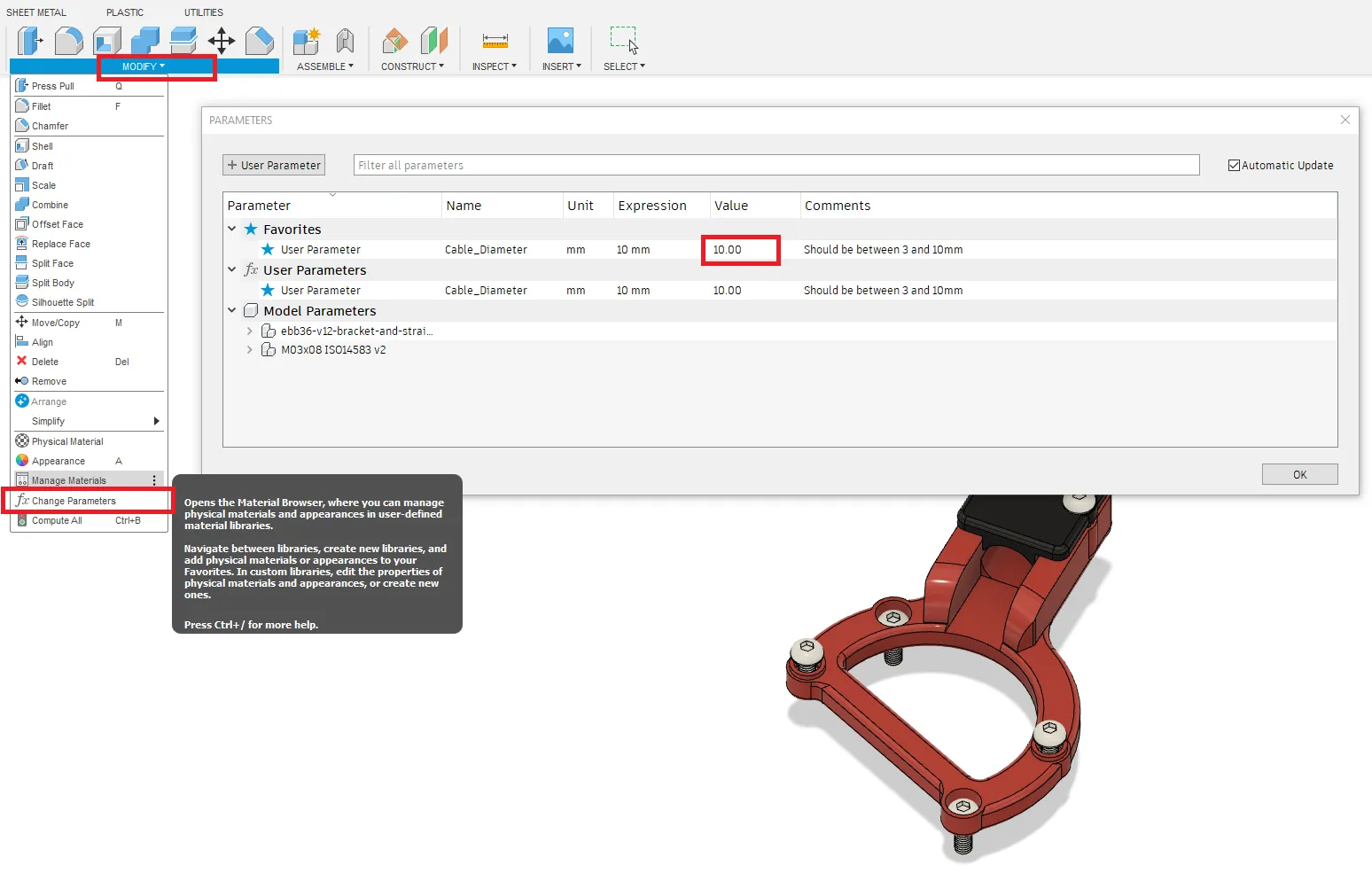 Giá đỡ bảng canbus EBB36 cho Voron Stealthburner