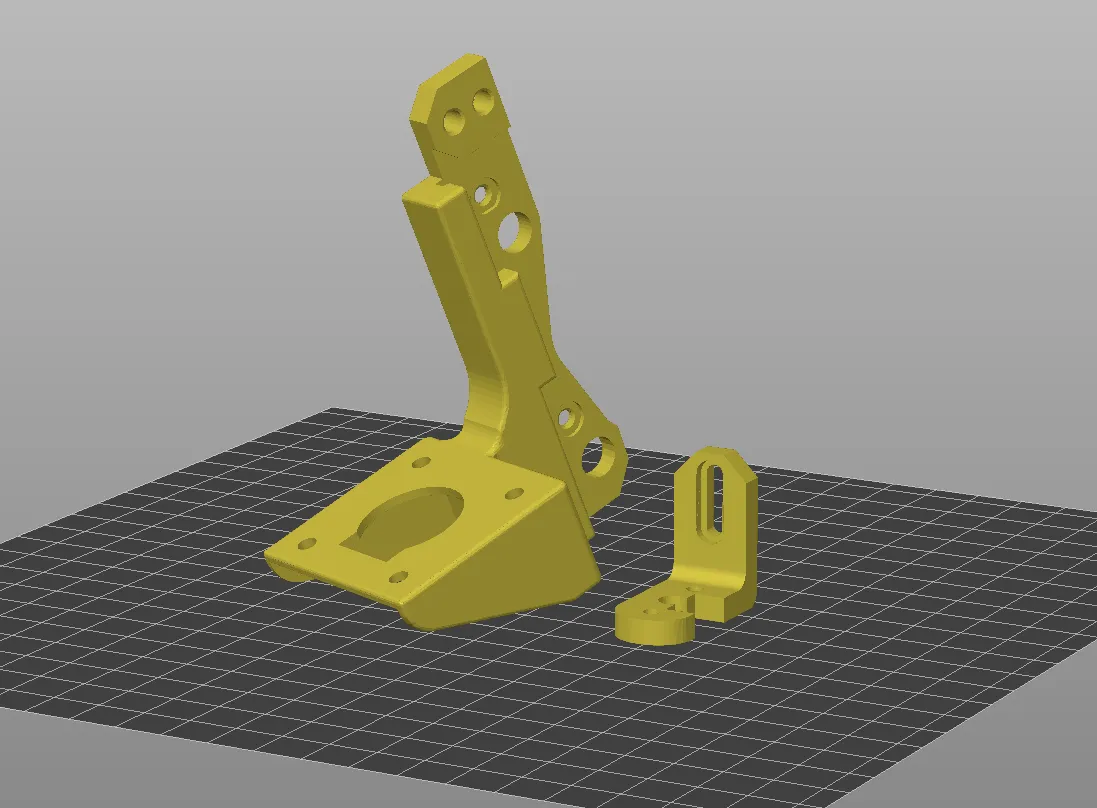 Mô hình gắn CR Touch cho Neptune 3 với Direct Drive